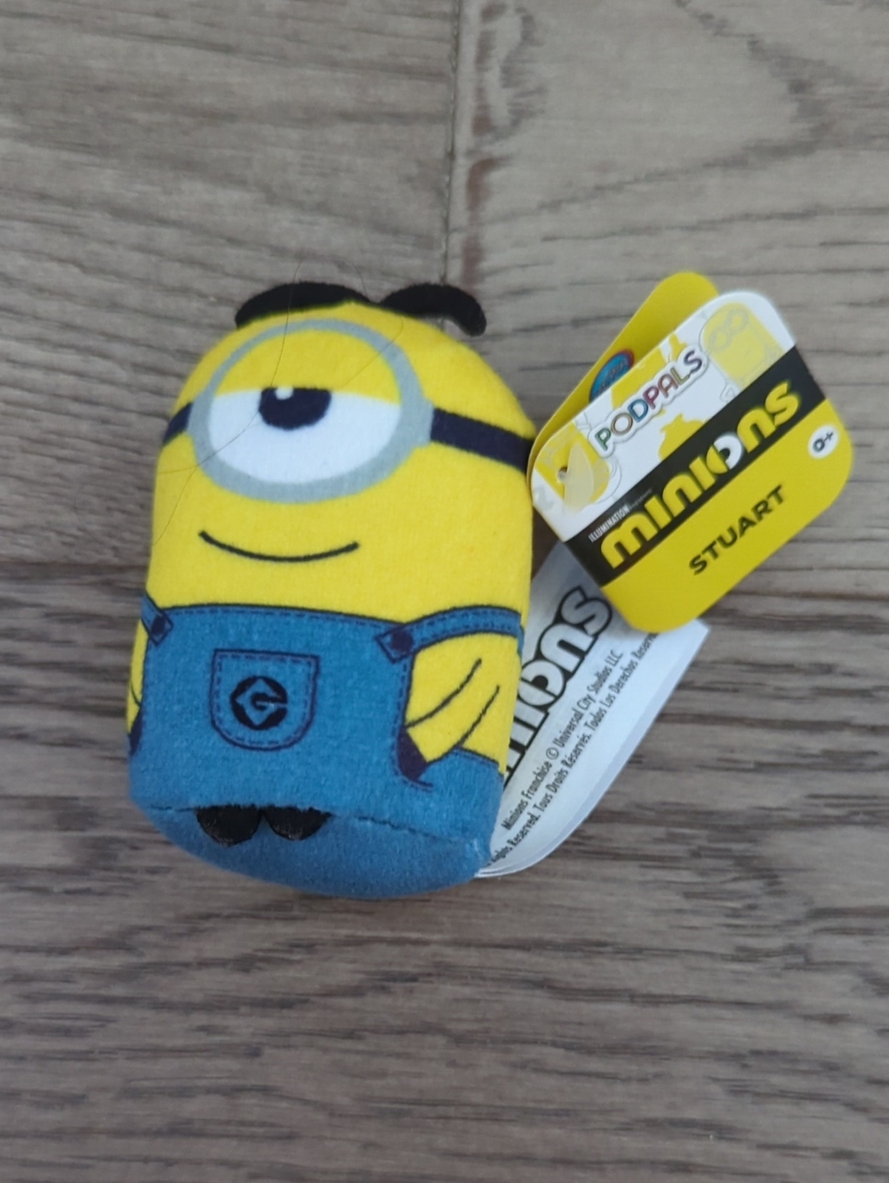 Minions Stuart Yellow Plush Kids Toy - Pocket-Sized Minion